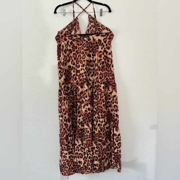 American and beyond stunning cheetah print dress - Picture 2 of 4